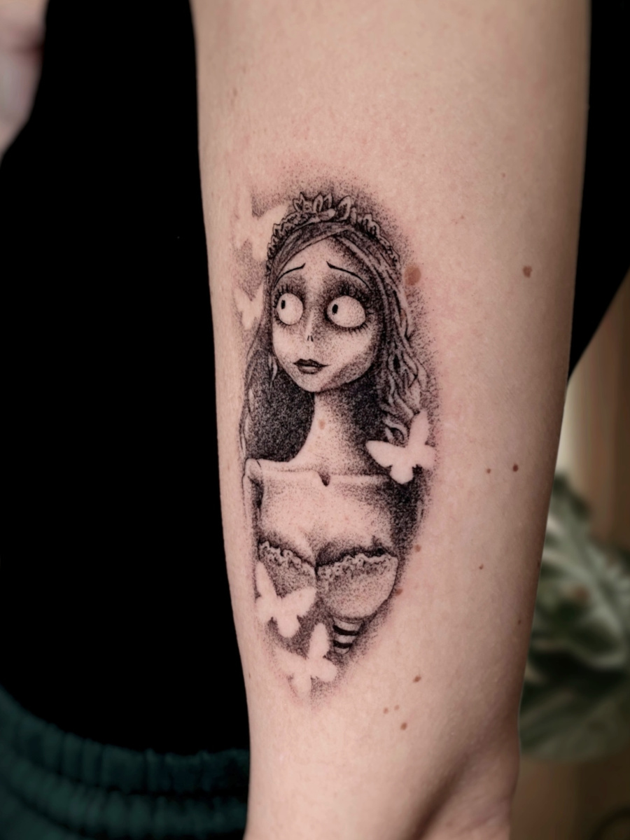 Tatuaggio Emily, la sposa cadavere